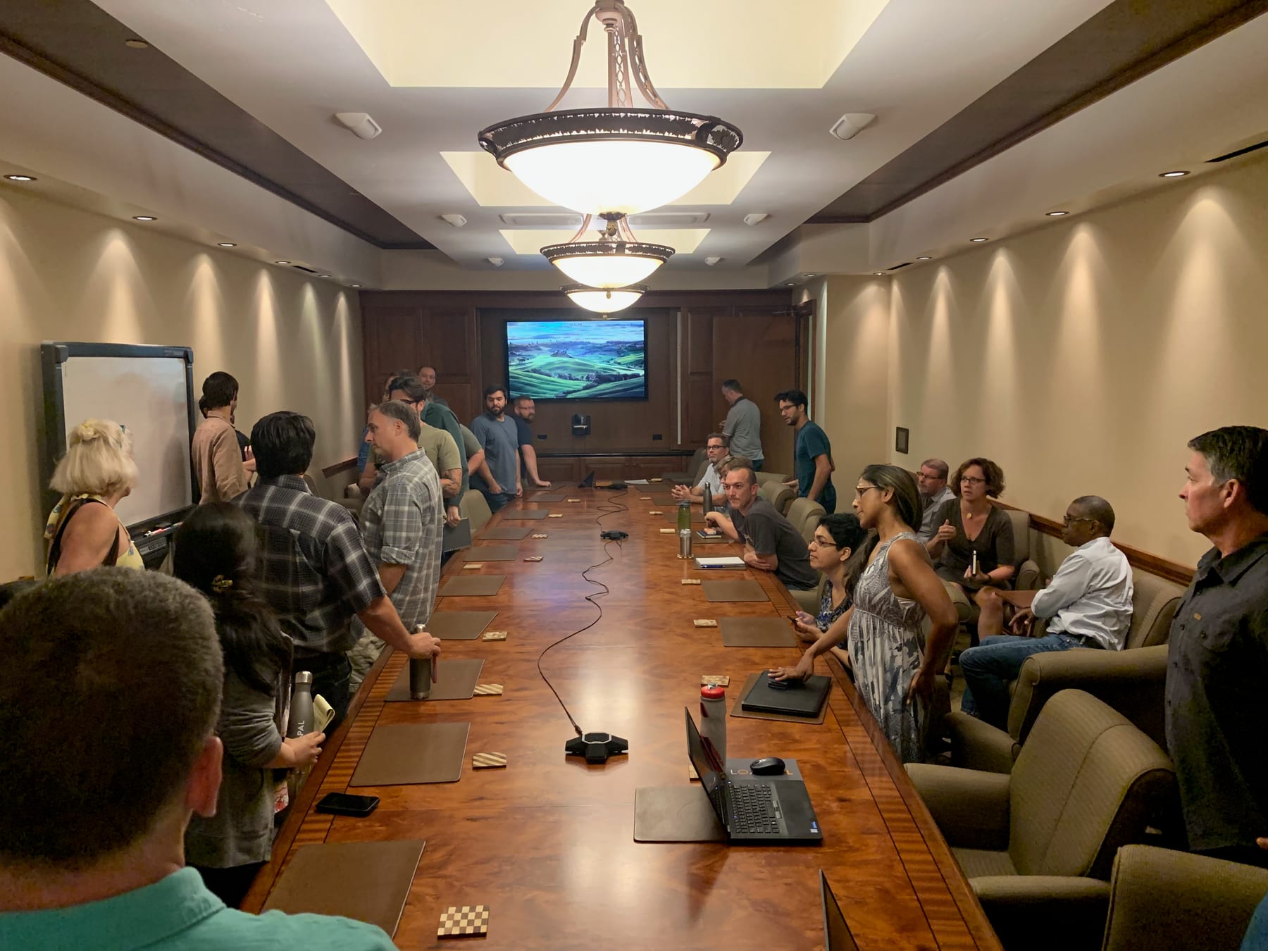 Team gatherings, offsites, and volunteer trips during my years managing engineering at GoodLeap.